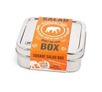 Elephant Box Square Salad Box | Stainless Steel Lunchbox | Eco-Friendly Food Storage | 600ml Capacity | BPA Free & Plastic-Free