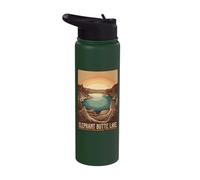 Elephant Butte Lake New Mexico Sunset Stainless Steel Insulated Water Bottle