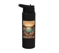Elephant Butte Lake New Mexico Sunset Stainless Steel Insulated Water Bottle