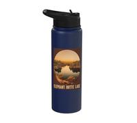 Elephant Butte Lake Scenic View Sunset Beauty Stainless Steel Insulated Water Bottle