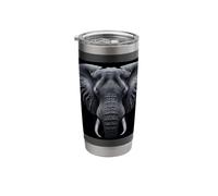 Elephant Close Up Stainless Steel Insulated Tumbler
