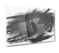 Elephant Close Up V1 Canvas Print | Gallery Wrapped 30mm Frame Wall Art | 30x20 inches | Ready to Hang | Modern Animals Picture | Living Room Bedroom Lounge Office