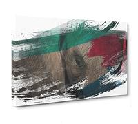 Elephant Close Up V2 Canvas Print | Gallery Wrapped 30mm Frame Wall Art | 30x20 inches | Ready to Hang | Modern Animals Picture | Living Room Bedroom Lounge Office