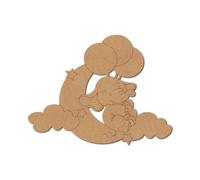Elephant Clouds Pre Marked Design 1 Italian Popular Plywood / 2.5 INCH / 50