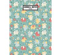 Elephant Cornell Notes Notebook: Cornell Notes College Ruled Notebook / Notepad for Note Taking | Large 8.5 x 11