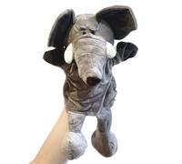 (Elephant) Cows Ducks Pigs Frogs Mouth Opening Ventriloquis Puppet Toys Hand Gift Plush Kid