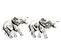 Elephant Cufflinks by Hoardersworld in English Pewter, Gift Boxed