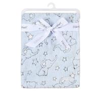 Elephant Design Comforter Babies Soother Blanket (Blanket - Blue)