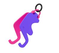 Elephant Desk Phone Stand Keychain - Cell Dock Clip, Pocket Device Holder | Cute Travel Gadget, Smart Display Kickstand, Portable Key Ring for Reading, Streaming Videos Anywhere You