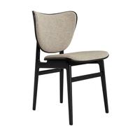 Elephant Dining Chair Fabric Cover Norr11 Black oak - Barum Boucle 03 - 4251501602156