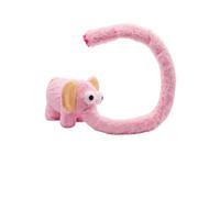 Elephant Dog Squeaky Toy, Long Nose Interactive Toy for Small Dogs (Pink)