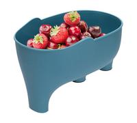 Elephant Drain Basket - Kitchen Sink Basket, Kitchen Sink Accessories, Vegetable and Fruit Colander, Cute Elephant Kitchenn Tool | Food-Safe Material, Great for Meal Prep and Clean-Up