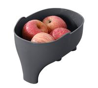 Elephant Drainage Basket - Cute Kitchen Colander, Vegetarian Fruit Washer, Pasta Drain | Multifunctional Basket, Animal Shaped Rinsing Tub, Colin