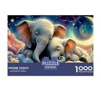 Elephant Dream Jigsaws Suitable for Decompression And Wall Decor 1000 Piece Puzzle Challenge Toy Gifts for Adults And Kids 38x26cm/1000pcs