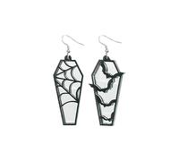 Elephant Earrings Silver Unique Bat Jewellery Acrylic for Women's Costume Party Earrings 925 Silver Set, one size, Acrylic, No Gemstone