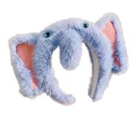 Elephant Ears Design Hairband for Kids Soft Fabric Headwear Safe Lightweight Hair Accessory for Party School Event ' S Cartoon Elephant Ear Hair Hoop Comfortable Stretchy Headband