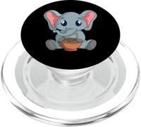 Elephant Eating Pho King Vietnamese Pho Noodle Soup PopSockets PopGrip for MagSafe