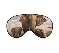 Elephant Family Eye Mask Sleep Mask Eye Masks for Sleep Sleep Masks for Women Men Sleeping Mask Travel Eye Mask Sleep Mask Blackout Funny Sleep Mask Cute Sleep Mask