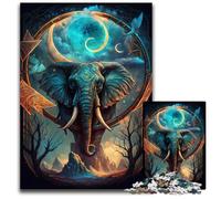 Elephant Fiction Jigsaw Puzzles for Adults 1000 Piece Puzzles for Adults Interactive Family Game Ideal Family Activity Game 1000 PCS(75x50cm)
