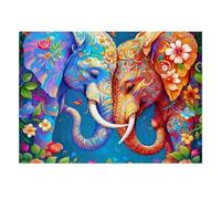 Elephant Flower Butterfly 1000pcs Mini Puzzle For Adults Challenging