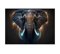 Elephant Galaxy Light 1000pcs Mini Puzzle For Adults Challenging | 70x50cm Cardboard Home Decor Durable Structure Birthday Gift Stress Relief