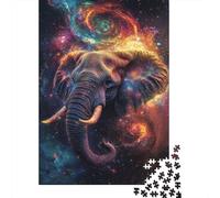 Elephant Galaxy Vision-1 Adult Jigsaw Puzzle, 1000 Pieces, 52x38cm/1000pcs, White Card with A Low-dust Finish; for Relaxed Evenings at The Table