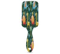 Elephant Giraffe Bird Hair Brush Detangler Brush with Nylon Bristle for Thick Curly Thin Long Short Wet or Dry Hair Adds Shine and Makes Hair Health Paddle Hairbrush for Women Men
