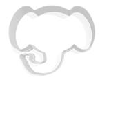Elephant Head Cookie Cutter - 3 Sizes