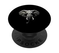Elephant Head Wild Animal Africa India Art PopSockets Adhesive PopGrip