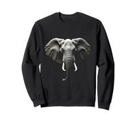 Elephant Head Wild Animal Africa India Art Sweatshirt