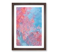 Elephant in The Room in Abstract Framed Print | A2 Walnut Framed Wall Art | Ready to Hang | Abstract Animal Picture | Living Room Bedroom Lounge Office