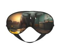 Elephant in the room soft eye mask for sleeping - perfect for women men and travel, comfortable and adjustable, perfect for indoor and outdoor use