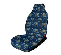 Elephant Indian Stylish Car Seat Covers Non-Slip Universal Fit Front Seats Protector for SUV Truck