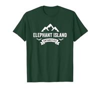 Elephant Island Antarctica T-Shirt, Men, Dark Green, Large