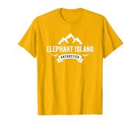Elephant Island Antarctica T-Shirt, Men, Golden Yellow, XX-Large