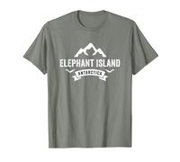 Elephant Island Antarctica T-Shirt, Men, Olive Heather, 3X-Large