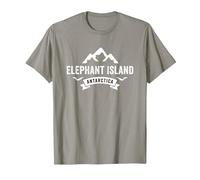Elephant Island Antarctica T-Shirt, Men, Slate Grey, 3X-Large