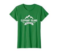 Elephant Island Antarctica T-Shirt, Women, Kelly Green, XX-Large