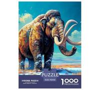 Elephant Jigsaw Puzzles Adult And Children EduCational Games Gifts Fun Activity for Home Birthday Jumbo for Boys And Girls 70x50cm/1000pcs