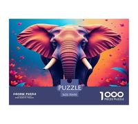 Elephant Jigsaw Puzzles for Adults 1000 Jigsaws Mousehole Village Jigsaws 1000 Pieces for Adults Gifts