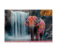 Elephant Jigsaw Puzzles for Adults 3000 Piece Jigsaw Puzzles for Adults Fall 122x81cm, Classic Educational Games Decompression, Challenging Game for Families Beautiful Home Decor Gifts for Men G-04