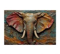 Elephant Jigsaw Puzzles for Adults 4000, 4000 piece Jigsaw Puzzles for Adults, Challenging Wooden Jigsaws Puzzle for The Whole for Women, Puzzle for Home Decor, Gifts for Women, Theme: Abstract S-50