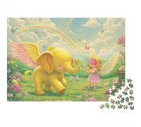 Elephant Jigsaw Puzzles Puzzle for Adults Kids. 1000 Piece Whimsical Challenge Toy Educational Games Home Decoration for Adults& Kids Age 14 Years Up 1000pcs (75x50cm)
