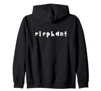 Elephant Jungle Animal Power Spirit Zip Hoodie