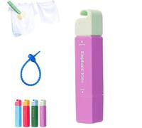 Elephant Kiss Magic Pen Stain Remover, 2025 New 3-Second Stain Removal, On The Go Spot Cleaner, Portable Travel Instant Stain Remover for Clothes, No Washing Laundry Cleaning Supplies (1, Purple)