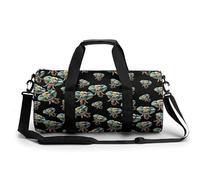 Elephant Landscape Colourful Mountains Gym Duffel Bag Sports Shoulder Backpack Travel Weekender Handbag for Men Women