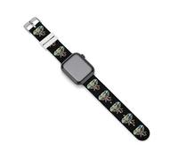 Elephant Landscape Colourful Mountains Silicone Watch Straps Compatible For IWatch 38mm 40mm 42mm 44mm Watchbands