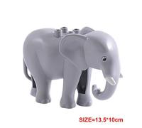 (Elephant) Large Particles Animals Dinosaur Elephants DIY Farm Figures Kids Toys DIy Figures Big Size Building Blocks