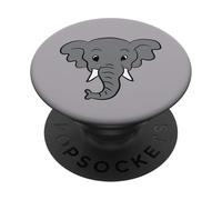 Elephant Love Elephants Funny Elephant Face Elephant PopSockets Adhesive PopGrip