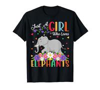 Elephant Lover Just A Girl Who Loves Elephants T-Shirt